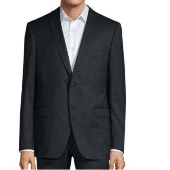 NWOT JOHN VARVATOS | STAR U.S.A. Bedford-JN Wool-Blend Suit Jacket 40L - Picture 1 of 9